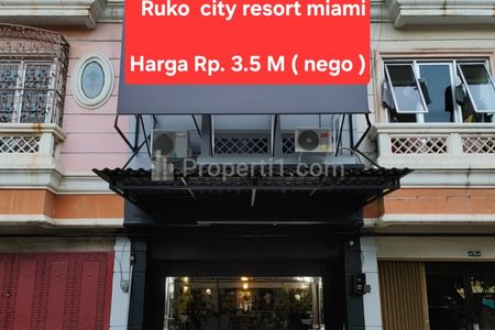 Dijual Ruko di City Resort Miami Cengkareng, Jakarta Barat