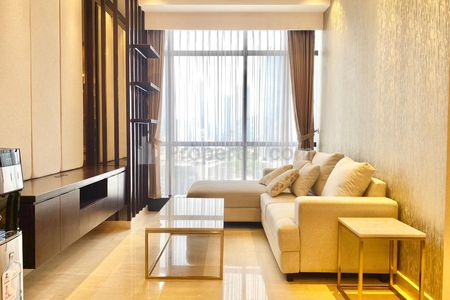 For Lease Modern Luxury Apartment at Sudirman Suites Type 3+1BR Full Furnished - Strategic Location in Central Jakarta