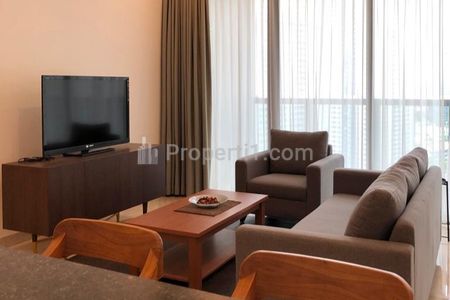 For Lease Modern Luxury Apartment at Anandamaya Residence Prime Location in Central Jakarta - 2+1BR Full Furnished