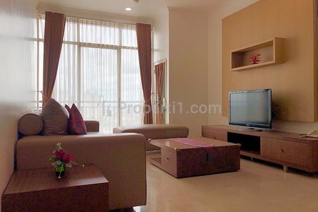 For Lease Senayan Residence Apartment Type 3+1BR Full Furnished and Good Condition - Strategic Location In South Jakarta