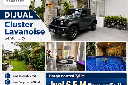 Jual Cepat Rumah Cluster Lavaonise Daerah Sentul Bogor