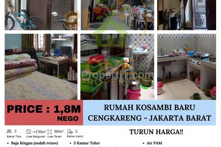 Dijual Rumah Kosambi Baru, Cengkareng - Jakarta Barat