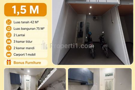 Dijual Rumah 2 Lantai di Kawasan Percetakan Negara, Jakarta Pusat
