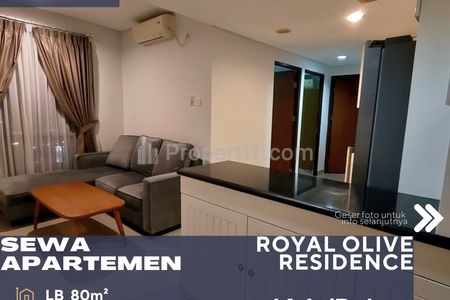 Disewakan Apartemen Royal Olive Residence 3BR Full Furnished