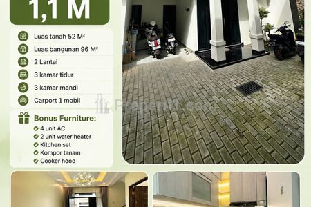 Dijual Rumah Ready Stok di Kalisari, Pasar Rebo, Jakarta Timur