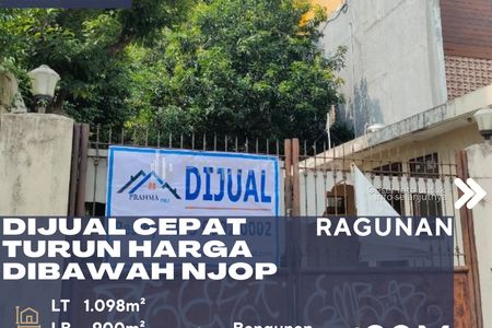 Jual Rumah Ex Kantor Harga Menarik Turun Harga di Ragunan Jakarta Selatan