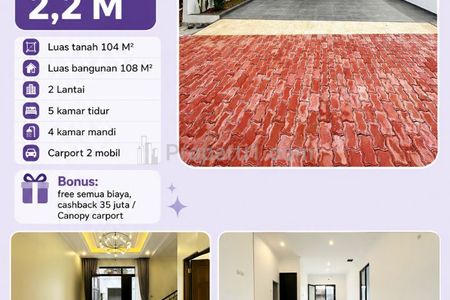 Dijual Rumah Neo Classic Style 2 Lantai di Jatibening, Kota Bekasi