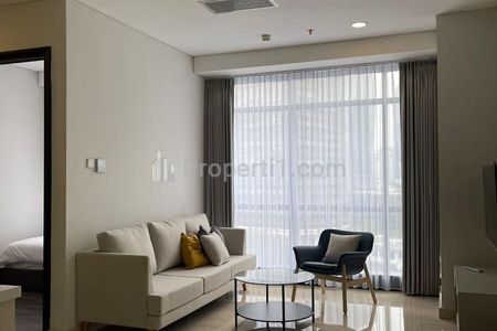 Sewa Apartemen Sudirman Suites Jakarta | Dekat MRT Setiabudi Astra & SCBD | 2BR+1 | 63,5 m² | Full Furnished | Luxury Interior | High Floor