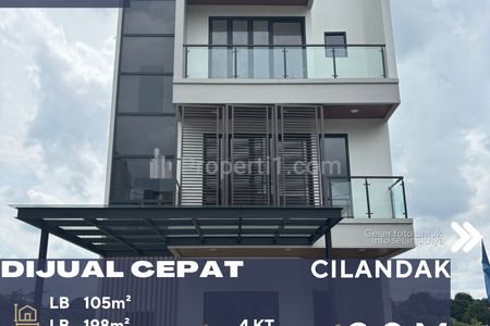 Dijual Rumah Baru 3 Lantai Dalam Townhouse Harga Terjangkau di Cilandak Jakarta Selatan