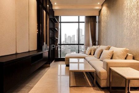 Disewakan Sudirman Suites | Dekat MRT Setiabudi Astra, SCBD & Thamrin | 3BR + Maid Room | 95 m² | Full Furnished | Luxury Apartment | High Floor