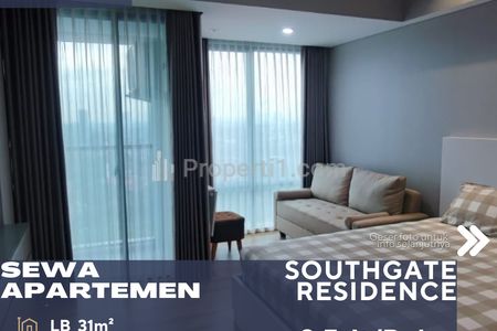 Disewakan Apartemen Southgate Residence Studio Type Lantai Rendah Full Furnished