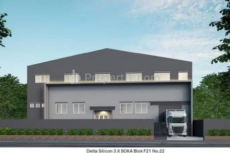 Gudang DIJUAL Murah di Bekasi, Cikarang Pusat, Cicau - Delta Silicon 3 - 1 Lantai, LT 1055 m2, LB 817 m2 (purw)