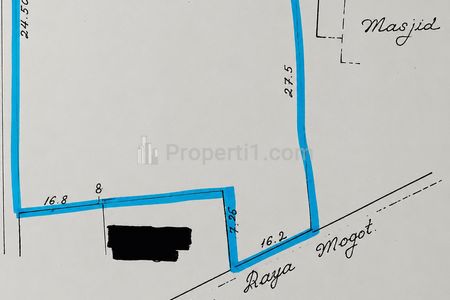 Sewa Super Murah Tanah Kavling Komersial di Jalan Raya Daan Mogot Jakarta Barat