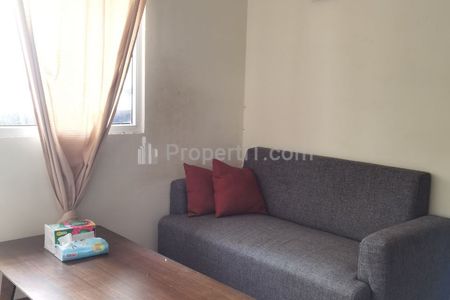 Disewakan Apartemen Green Pramuka City Tower Scarlett Tipe 2 BR Semi Furnished