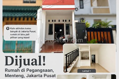 Dijual Rumah 2 Lantai Rooftop di Menteng, Jakarta Pusat