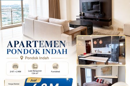 For Sale Apartment Exclusive Opportunity Luxury Living at Pondok Indah Residences Below Market Value - 2 BR Furnished