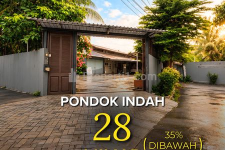 Dijual Rumah Premium di Bawah NJOP 30% di Area Dekat Pondok Indah PIM 3 Jakarta Selatan