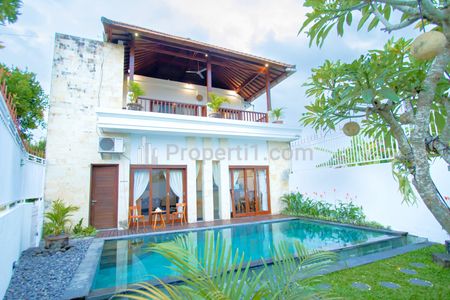 Villa DIJUAL Murah di Bali, Gianyar, Belah Batuh, Pering - R VILLA RAMAYANA - 2 Lantai (agmira)