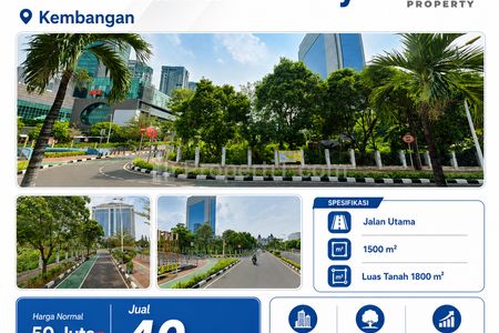 Jual Cepat Tanah Per m2 di Puri Indah, Kembangan, Jakarta Barat