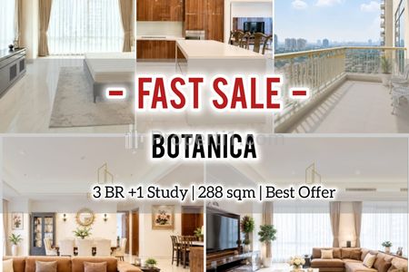 Jual Cepat Murah Apartemen Botanica Jakarta Selatan – 3+1 BR 288 m2 Furnished, Ready, Also Avail Other Unit & Size DIRECT OWNER – YANI LIM 08174969303
