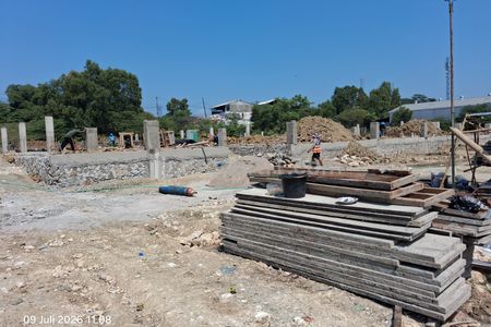 Sewa Gudang Baru Luas 10110m2 Bangunan 9242m2, Ada 8 Loading Dock di Kawasan Industri Delta Silikon, Dekat GIIC, KITIC, Deltamas, Jababeka, Cikarang