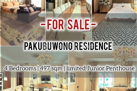 Jual Limited Junior Penthouse Apartemen Pakubuwono Residence 4BR 497sqm, ALSO AVAILABLE OTHER UNIT & SIZE, DIRECT OWNERS – YANI LIM 08174969303