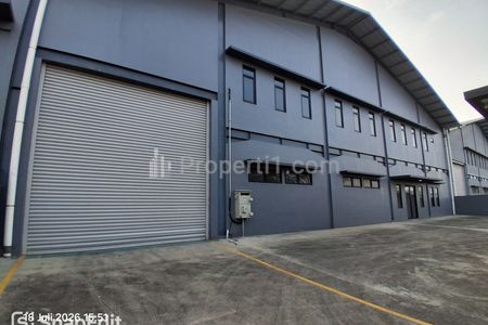 Sewa Gudang Baru Luas 1764m2 Bangunan 1632m2 di Kawasan Industri Delta Silikon, Dekat KIIC, KITIC, Deltamas, Jababeka, MM2100, Cikarang Jawa Barat