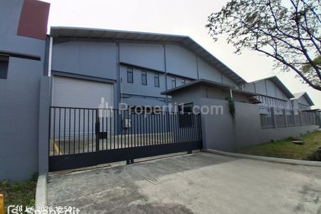 Jual Cepat Gudang Baru Ready Luas 1764m2 Bangunan 1632m2 di Kawasan Industri Delta Silikon, Dekat GIIC, KITIC, Deltamas, Jababeka, Cikarang, Jabar