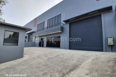Jual Gudang Baru Ada Tiga Unit Luas 1336m2 Bangunan 1172m2 di Kawasan Industri Delta Silikon, Dekat GIIC, KITIC, Deltamas, Jababeka, Cikarang, Jabar