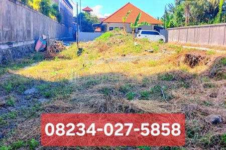 Disewakan Tanah 450 m2 di Jl Bypass Ngurah Rai Sanur Dekat Renon Denpasar Bali