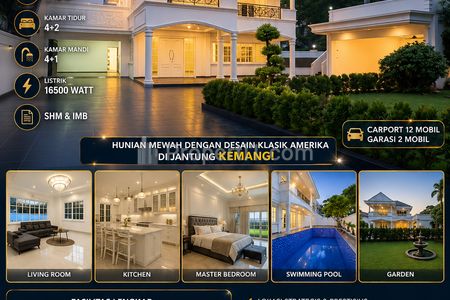 Dijual/Disewakan Rumah Mewah di Kemang Jakarta Selatan
