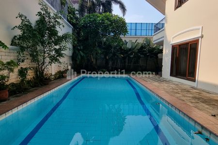 Luxury House for Rent in Pondok Indah South Jakarta | 5 BR | Swimming Pool | Land Size 700 sqm
