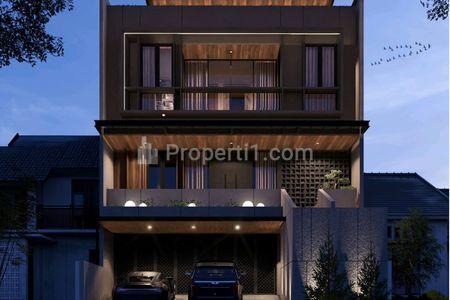 Dijual Rumah Baru Mewah 4 Lantai Ada Lift di Citraland Dekat Kampus UNESA, Patung Merlion Citraland, Surabaya Barat