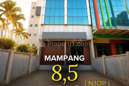 Dijual Ruko 4 Lantai di Area Mampang Prapatan, Jakarta Selatan - Harga NJOP 2026 Masih Bisa Nego, Lokasi Strategis