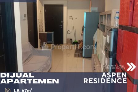Dijual Apartemen Aspen Residence 2BR Full Furnished Lantai Rendah