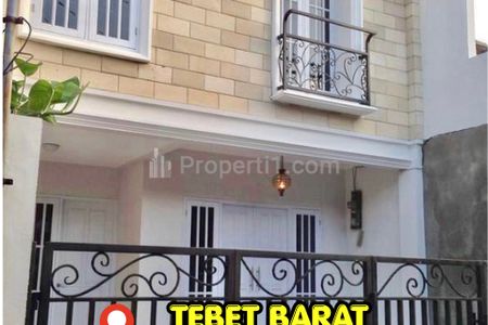 Dijual Rumah di Tebet Barat Jakarta Selatan Bagus & Siap Huni 2 Lantai Nyaman Jalan 1 Mobil