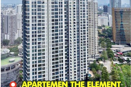 Disewakan Apartemen The Element Kuningan 2BR+Maid Fully Furnished