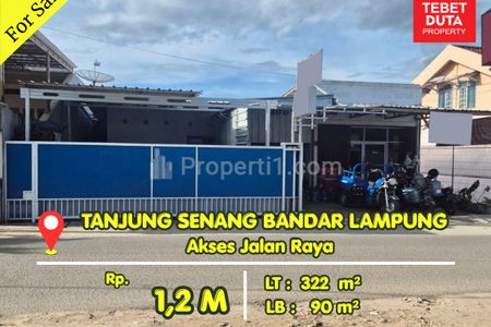 Dijual Cepat Rumah Turi Raya Tanjung Senang Kota Bandar Lampung, Akses Jalan Raya