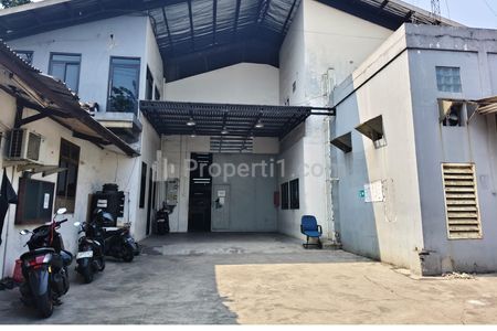 Disewakan Gudang Akses Kontainer 40 Ft Siap Pakai di Jalan Raya Narogong Bekasi