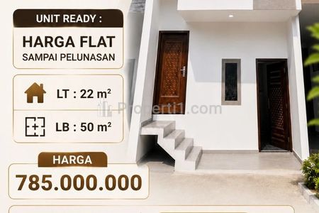 Dijual Rumah 2 Lantai Ready Stok di Utan Kayu, Matraman, Jakarta Timur