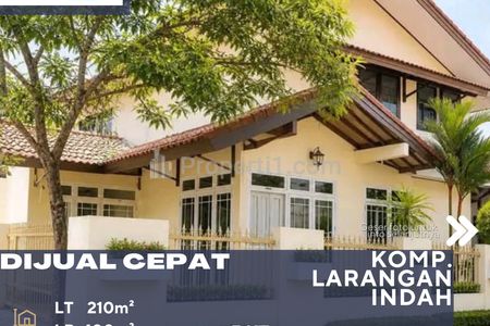 Dijual Rumah Bagus 2 Lantai Dalam Komplek Larangan Indah Tangerang
