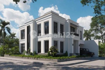 Dijual Brand New American Classic House SHM di Pesanggrahan Jakarta Selatan | Hoek | LT 335 m²