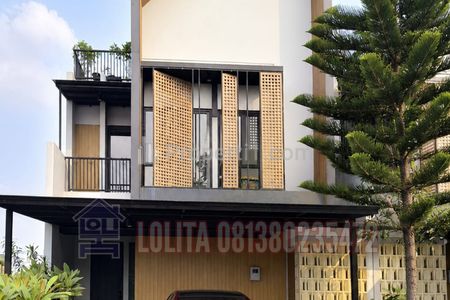 Jual Cepat Rumah Cantik 2 Lantai + Attic Siap Huni Luas 8x15 di Cluster Mahakam JGC Jakarta Garden City Cakung Jakarta Timur