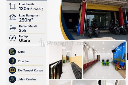 Dijual Ruko Delta Sari Indah Waru Sidoarjo - Ruko 2 Lantai Modern Minimalis - Parkir Mobil Luas Strategis Dekat RS Mitra Keluarga Waru, Akses Tol