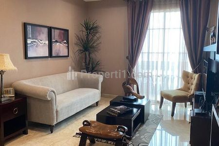 Disewakan Apartemen Belleza Permata Hijau 2+1BR Private Lift Full Furnished Dekat Senayan