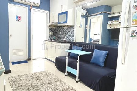 For Lease Apartment Green Pramuka City | Tower Chrysant | Lantai 19 | 2BR | 33 m² | Full Furnished