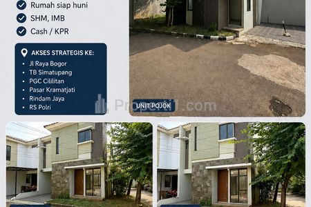 Dijual Rumah Siap Huni Dalam Cluster di Condet, Jakarta Timur