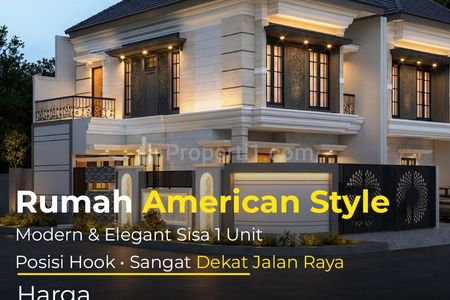 Dijual Rumah Manyar Tirtoyoso Surabaya Timur – American Style Baru SHM