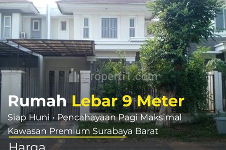 Rumah Dijual Alam Galaxy Sambikerep Surabaya Barat Siap Huni Lokasi Strategis