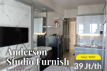 Disewakan Apartmen Studio Anderson Pakuwon Indah Full Furnish